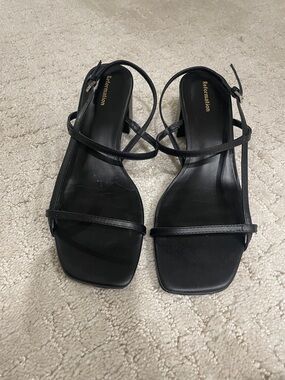 Reformation Black Heels